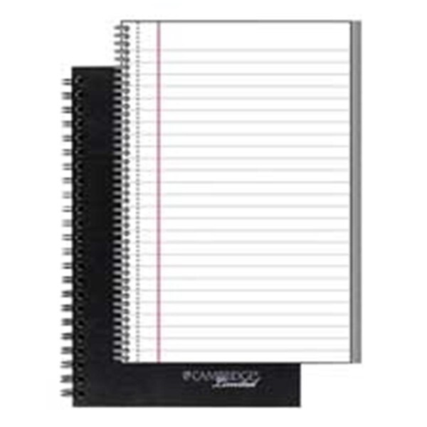 Coolcrafts Notebook- Legal Ruled- 1 Subject- 80 Sheets- 8in.x5in.- Black CO686538 - main